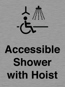 Accessible Shower with Hoist